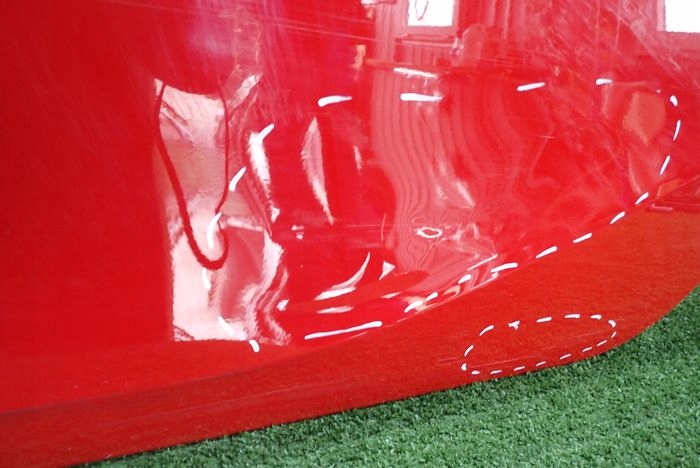 OPEL CORSA F door left rear. rear part
