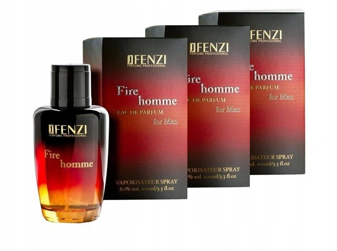 JFenzi Fire Homme 3x100ml Edp Dárek