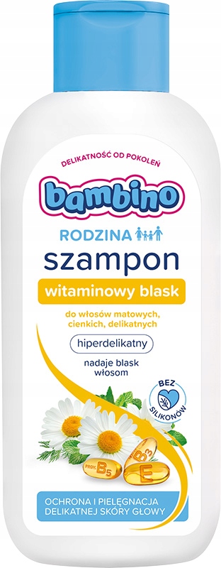 Szampon Witaminowy Blask BAMBINO RODZINA 400ml