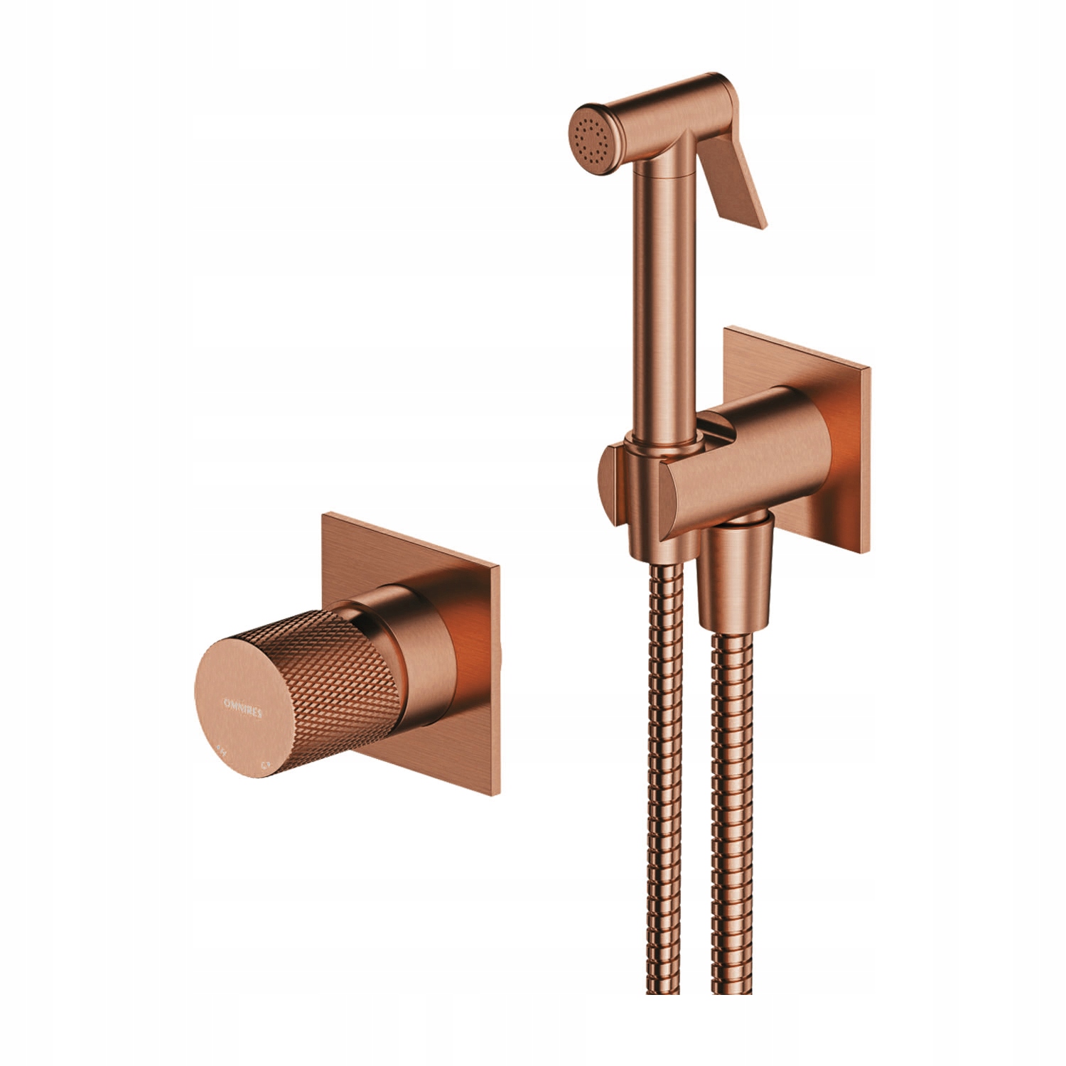 Systém – Podomietková Bidetová Batéria, Brúsená Meď