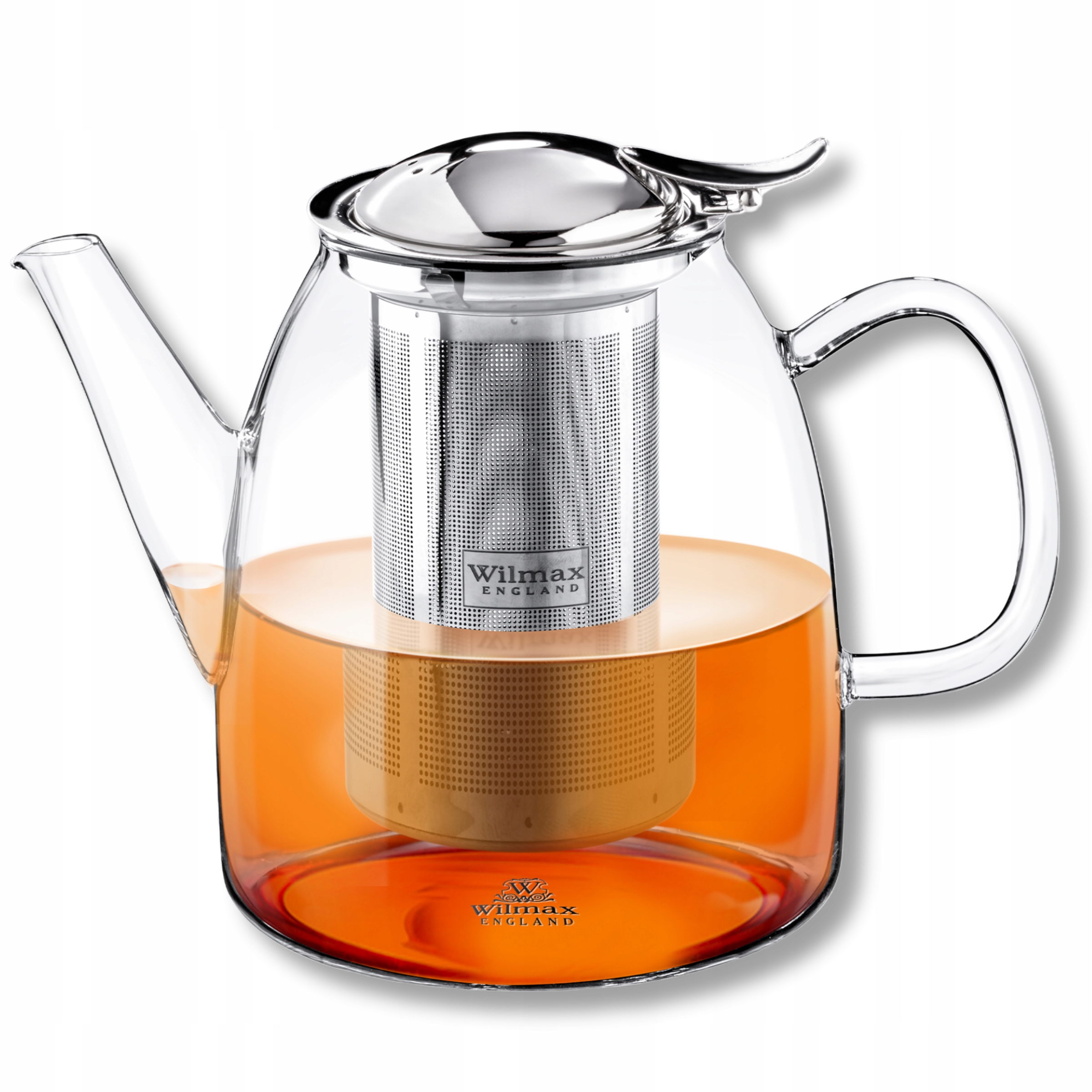 Čajová konvice se sítkem na čaj kávu 950 ml, skleněný, žáruvzdorný, Wilmax