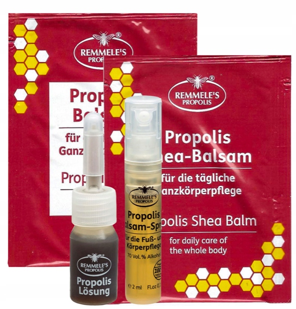 Remmele's Zestaw Propolis 4 produkty 3ml + 2ml + 2x 4ml