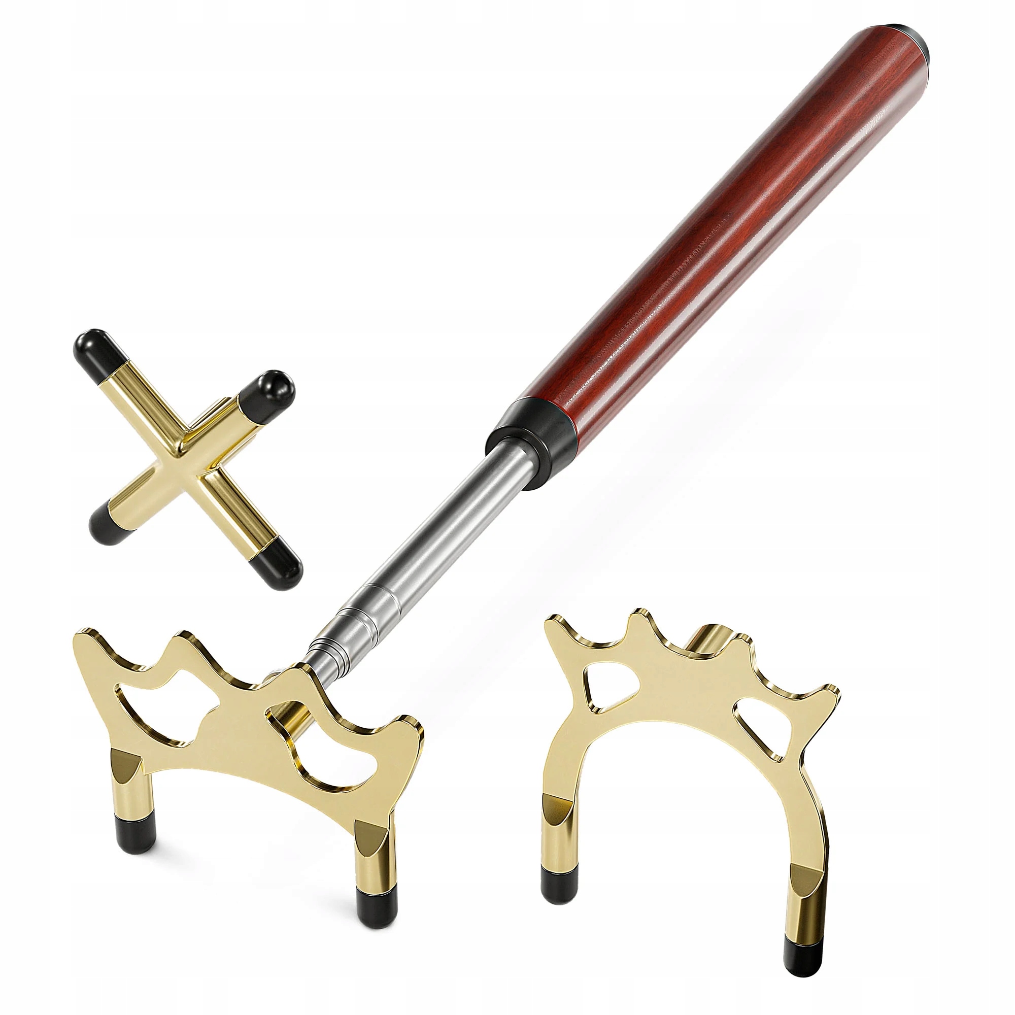 Teleskopické tágo na kulečník s podpěrami