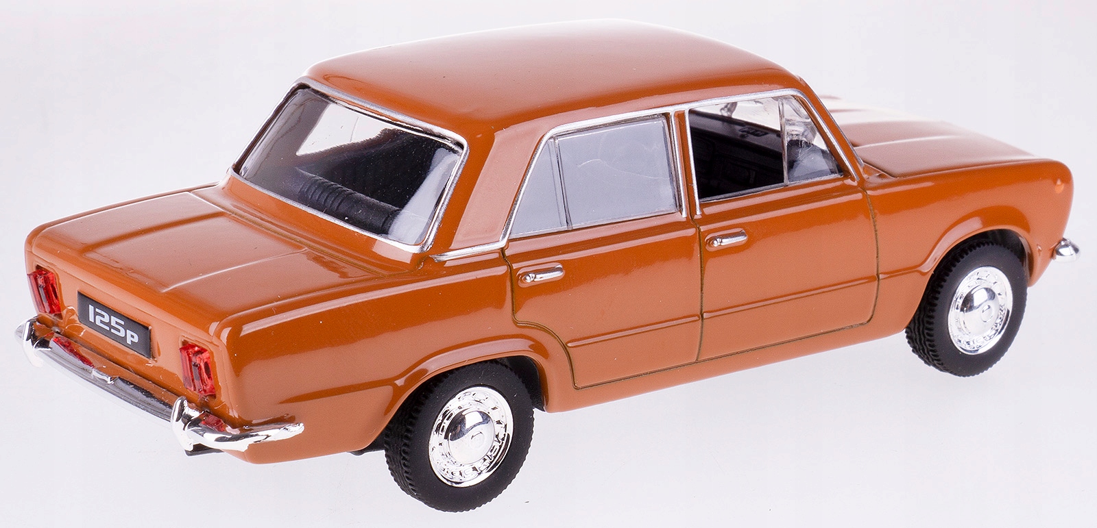 FIAT 125p MODEL METALOWY KOLEKCJA PRL 1:43 BRĄZ Marka Daffi