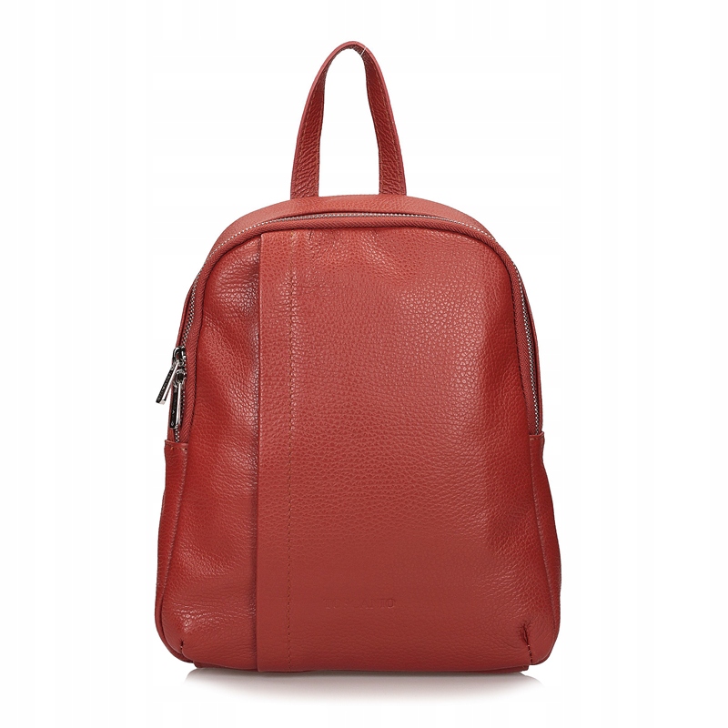 Batoh Dámský Přírodní kůže Městský Malý Elegantní Kabelka Pomeranč F8