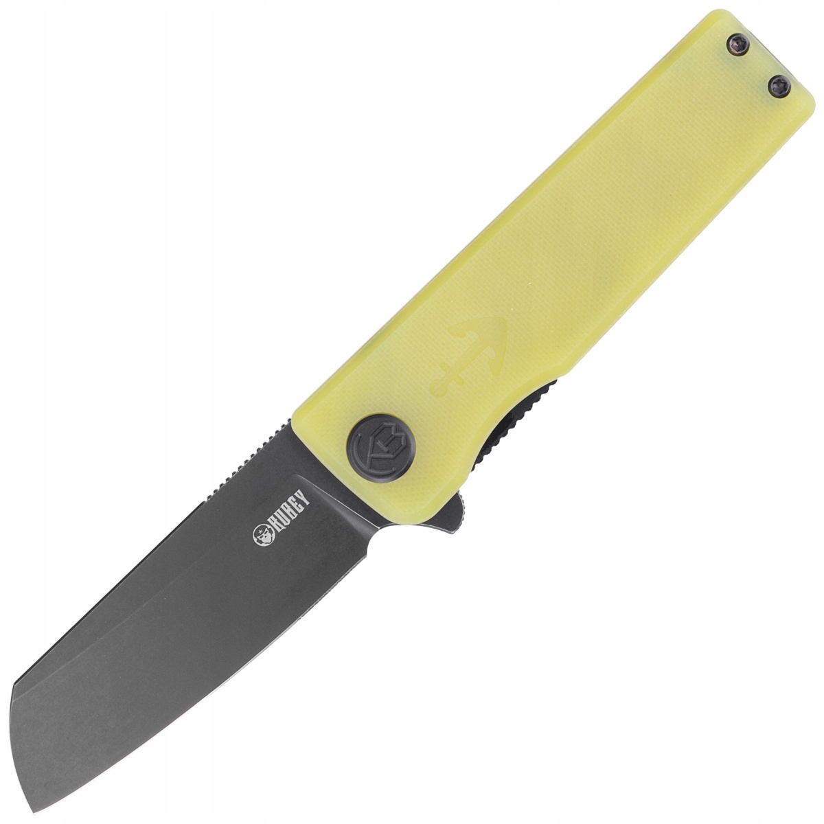 Nůž Edc Kubey Knife Sailor Yellow G10, Blackwashed AUS-10 od Sekira Sochi