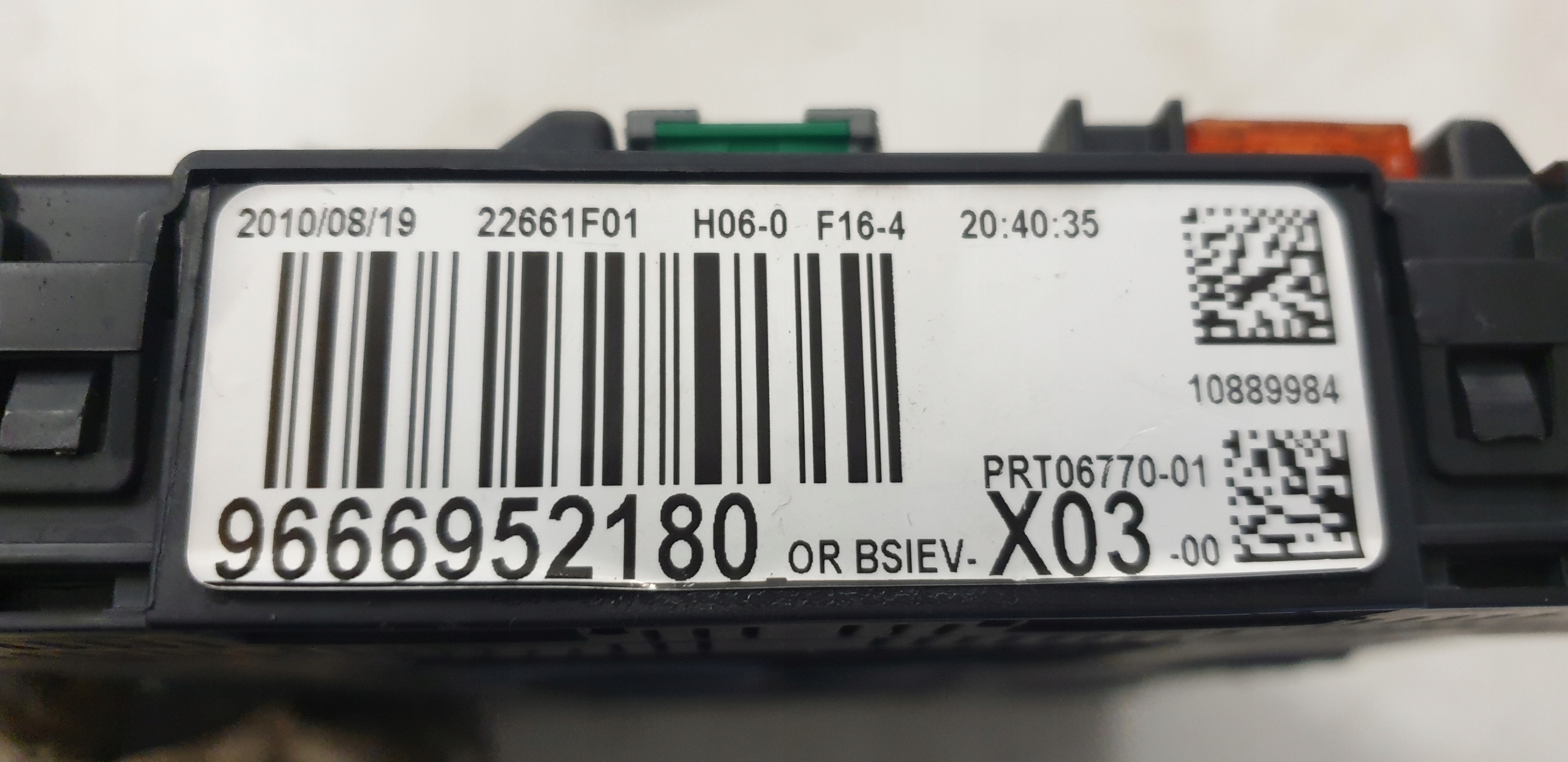 Computer Bedienteil BSI 1.4 HDI C3 DS3 9666986880