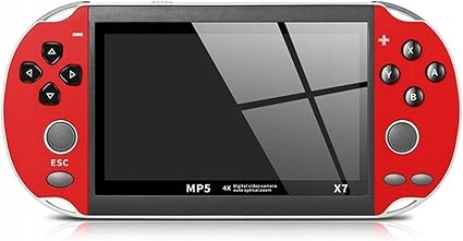 konsola do gier Retro przenośna 4,1 Cala Temoo X7