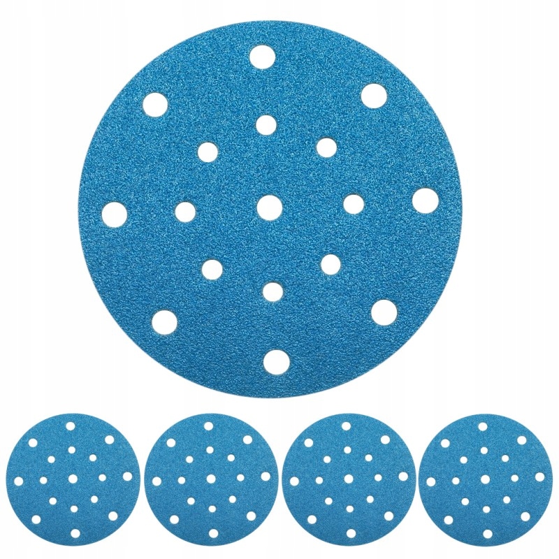 DEERFOS KRĄŻEK ŚCIERNY RZEP OTWORY 17H 150mm P1000