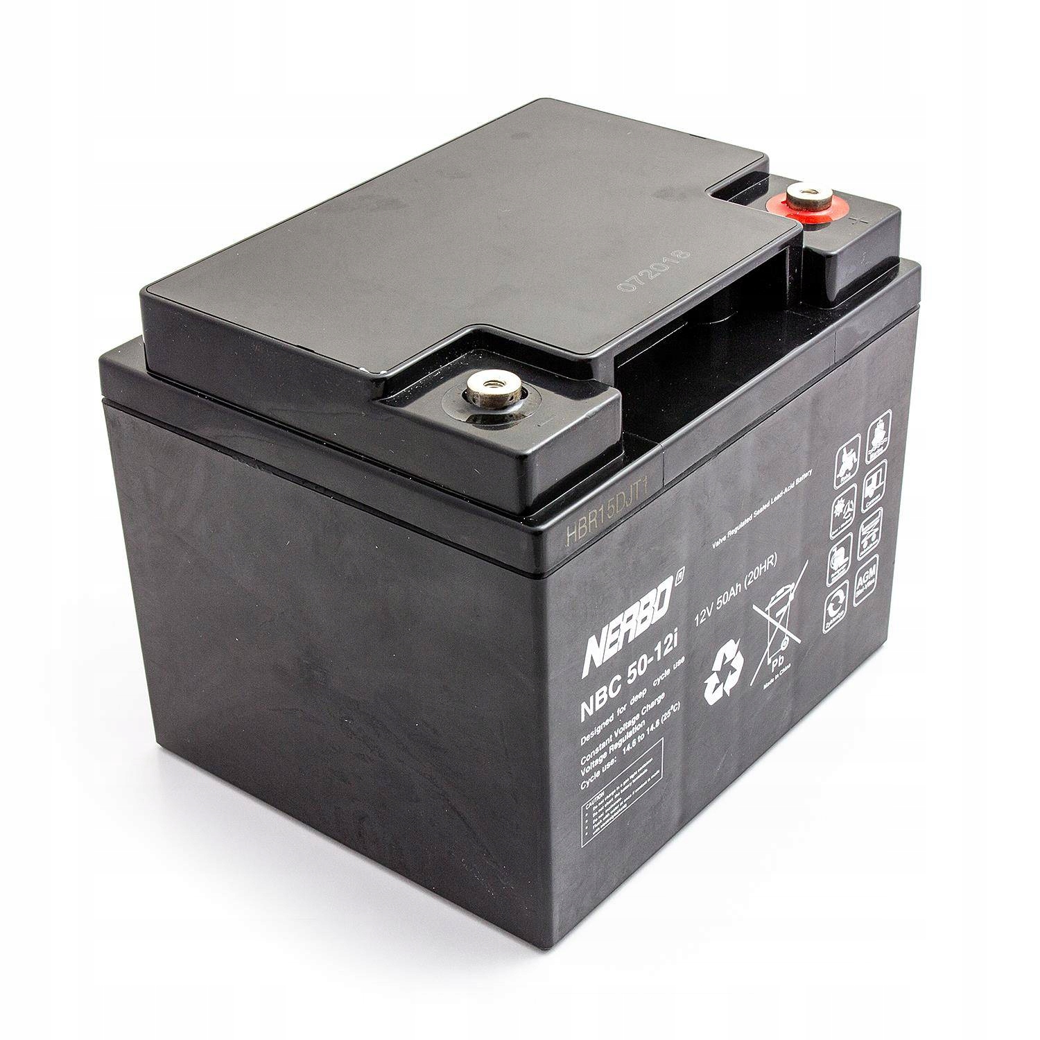 

Akumulator Nerbo do wózka inwalidzkiego 12V 50Ah