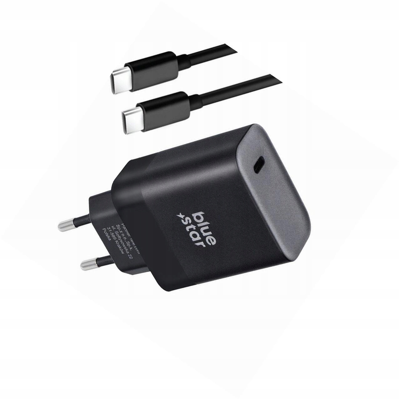 Szybka ładowarka 45W z odpinanym kablem Usb-c do Motorola Moto G35 5G