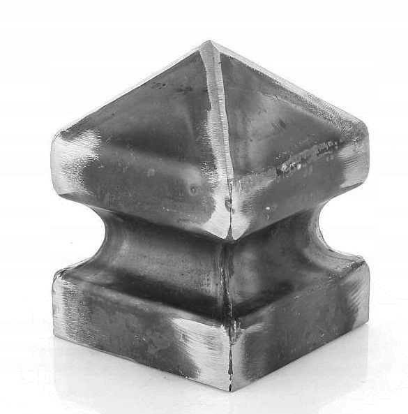 Daszek stalowy 60x60 CZOP ogrodzenie słupek brama Kolor inny kolor