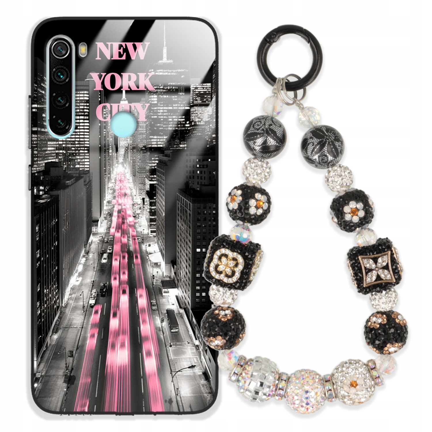 Puzdro Na Xiaomi Redmi Note 8 2021 Glass Prívesok Štýlové Prémiové Puzdro