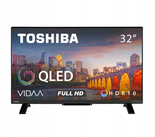 Telewizor Toshiba 32QV2F63DG 32" Qled Full Hd Hdr Smart Tv Vidaa