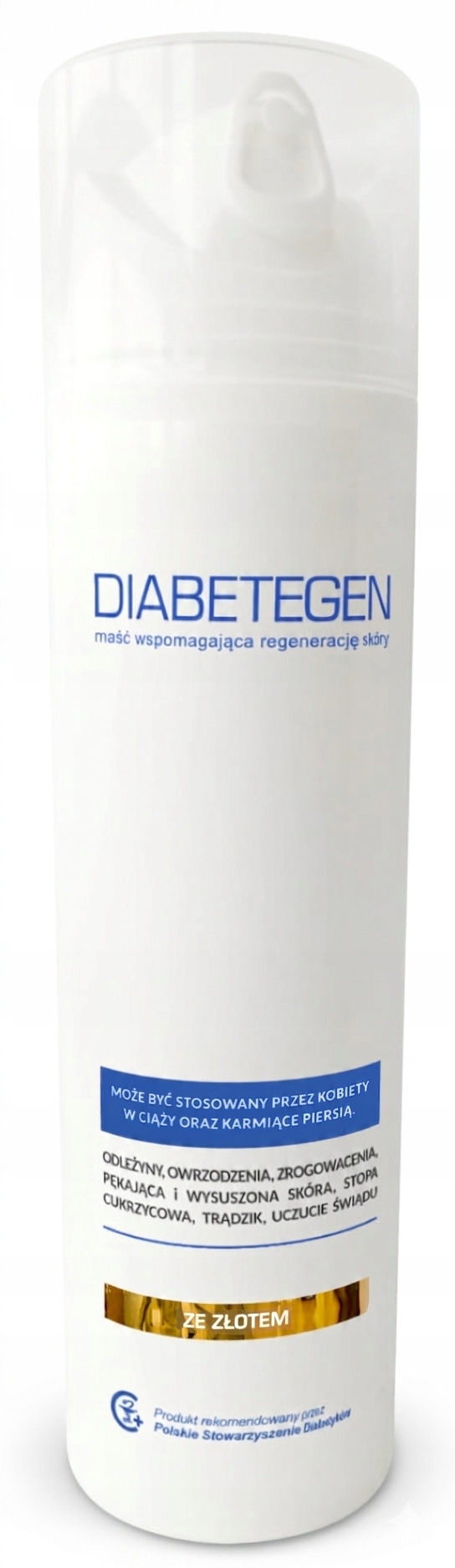 Diabetegen krem ze złotem na rany cukrzycowe, Azs skóra problematyczna 150g