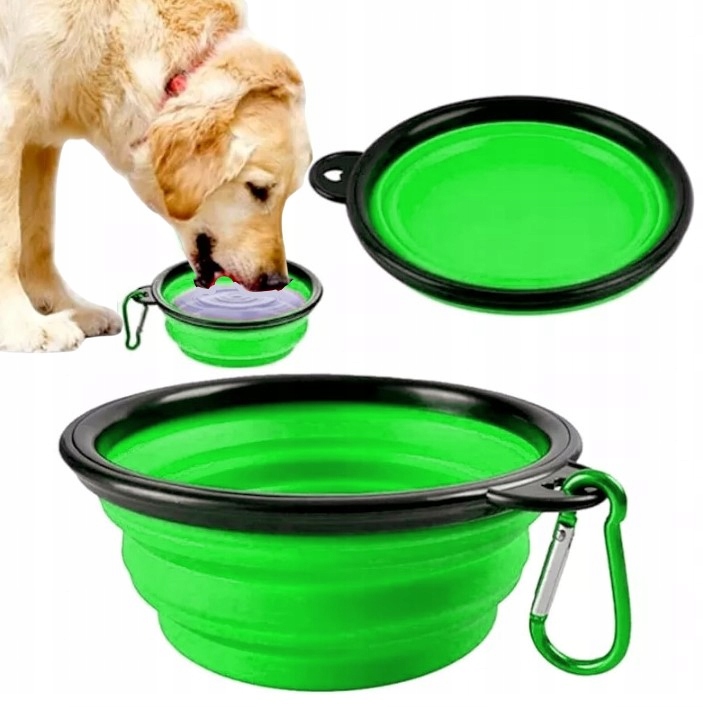 

Miska składana dla psa kota podróżna silikonowa