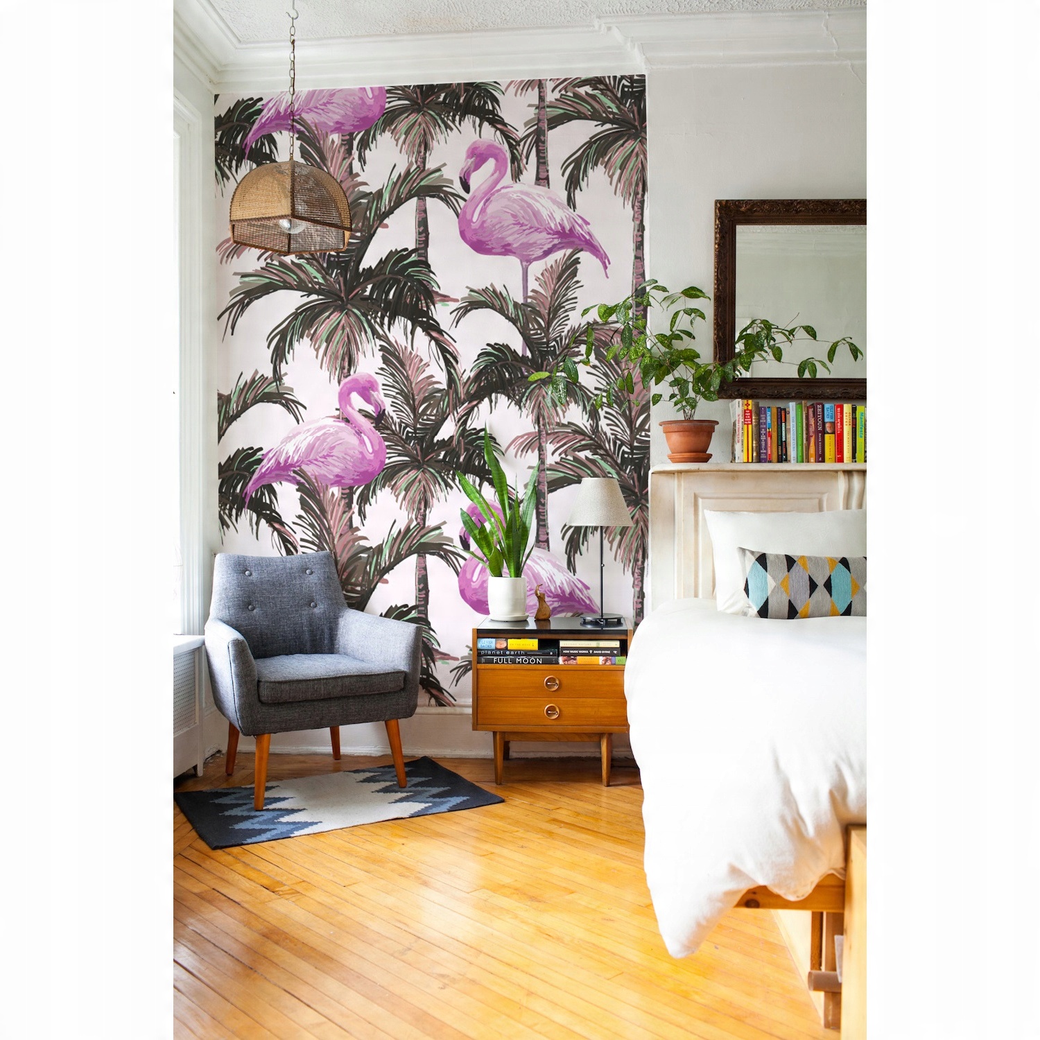 

Fototapeta na ścianę Tropikalne flamingi 208x146cm