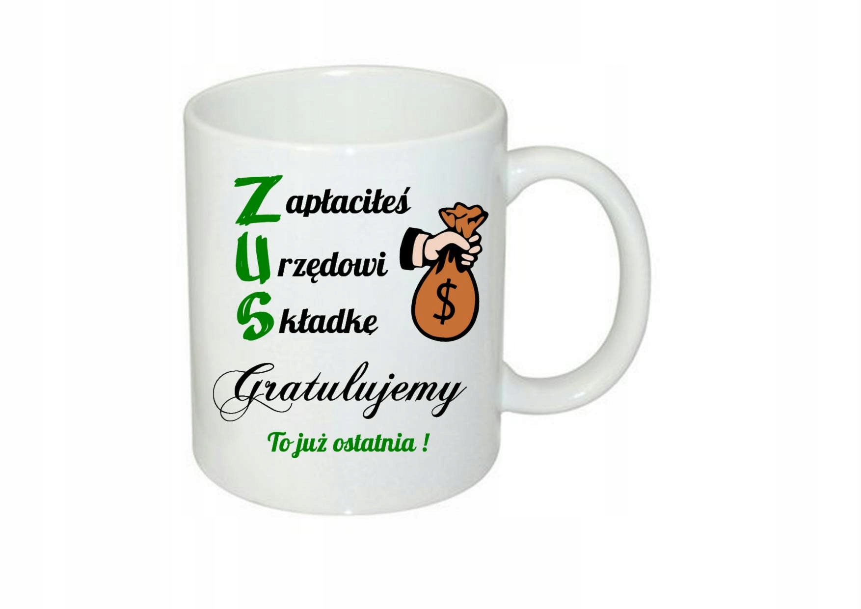 

Kubek Zus Śmieszny Emerytura Emeryt