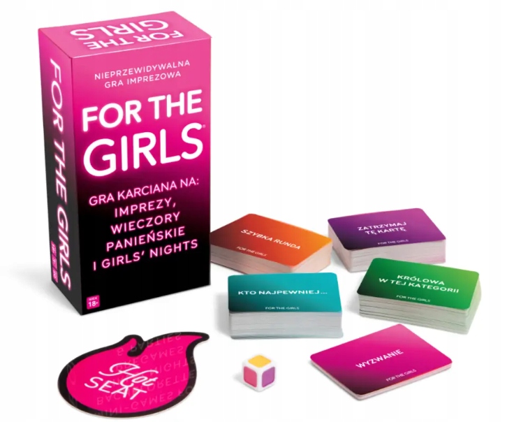 Gra karciana For The Girls dla dorosłych Na Imprezy Wieczory Panieńskie
