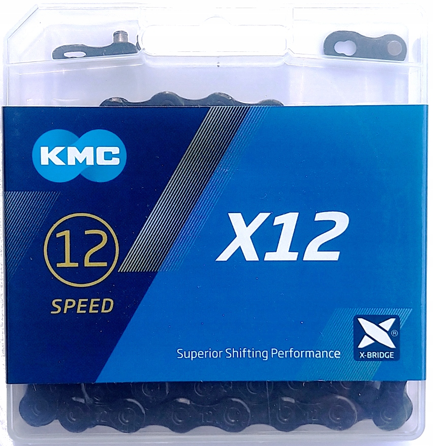 Řetěz Na Kolo Kmc X12 Black Tech 12rz 126 Spin