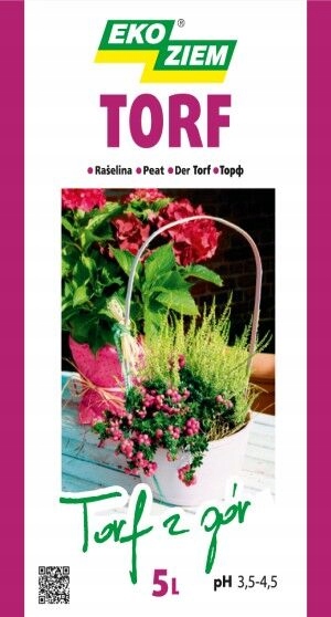 Torf kwaśny 5l