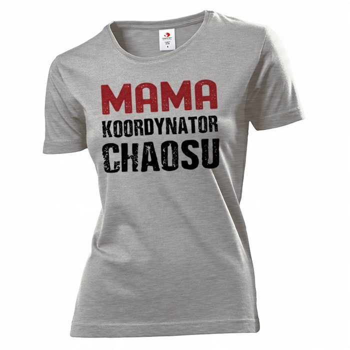 

Koszulka damska Mama koordynator chaosu M
