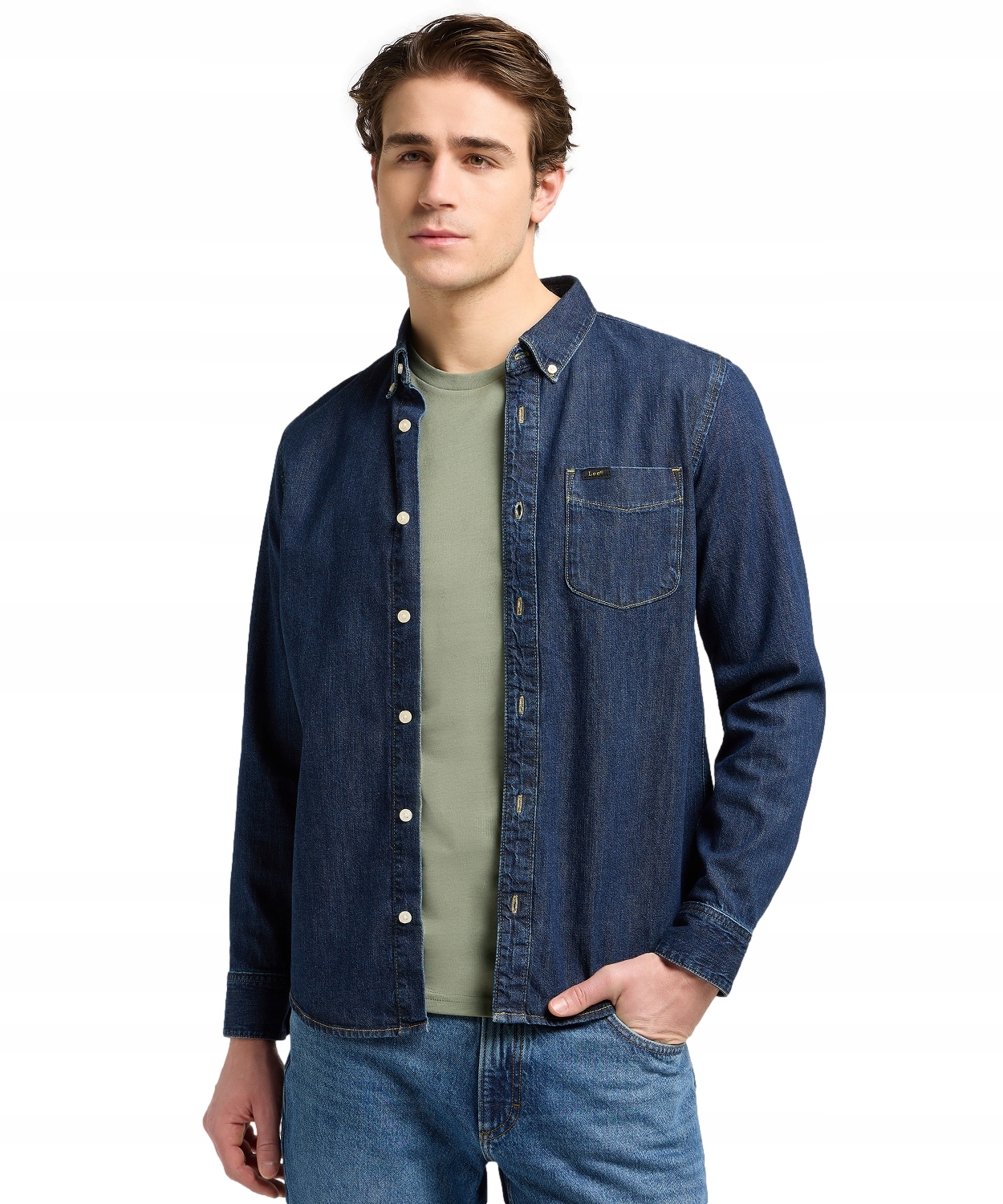 Košile Lee Button Down 112370702 Rinse L