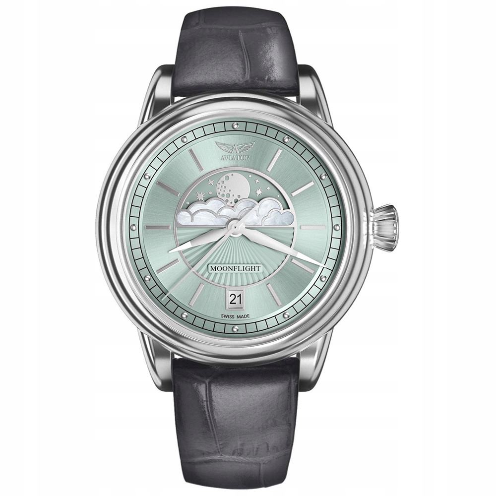 Dámské hodinky Aviator V.1.33.0.261.4.GM šedé