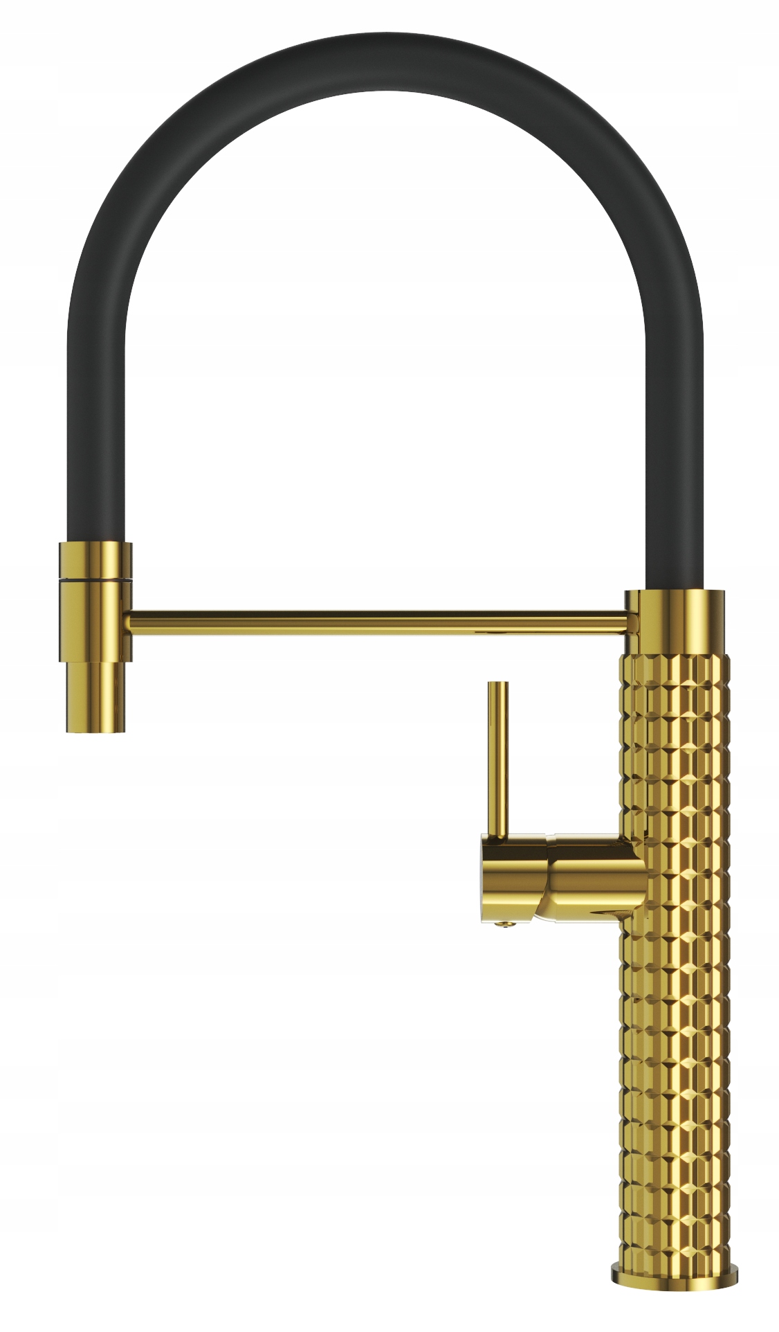 Zlatá Kuchynská Batéria S Flexibilným Výtokom, Kohútik Do Umývadla, Moderný Fano