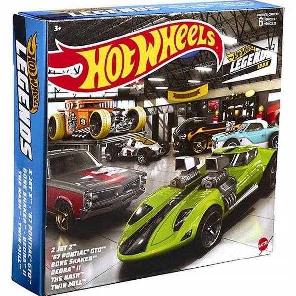 

Mattel Hw Legends Tour 6 kultowych autek HDH52