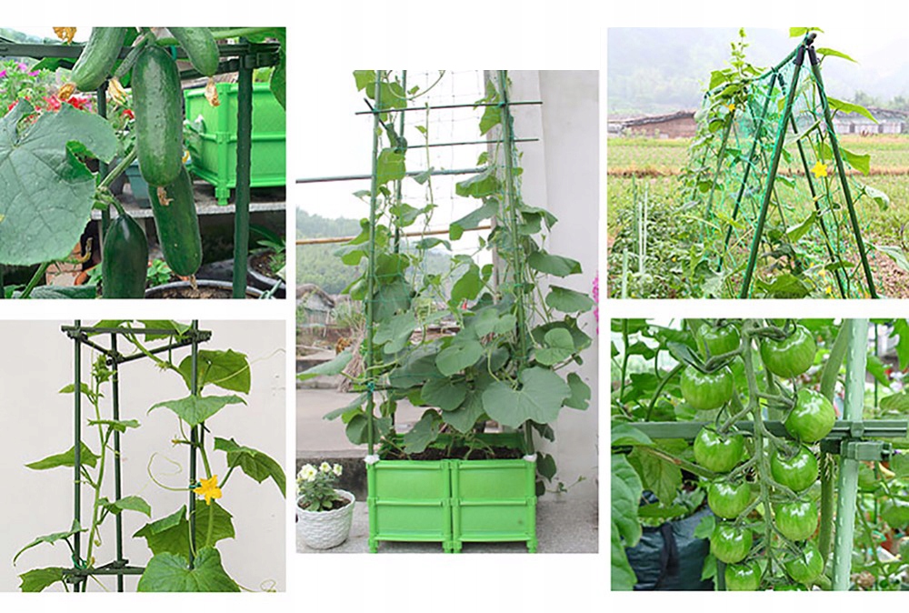 Tyczki do roślin powlekanych 11/90 cm - 10 SZTUK Materiał wykonania stal powlekana