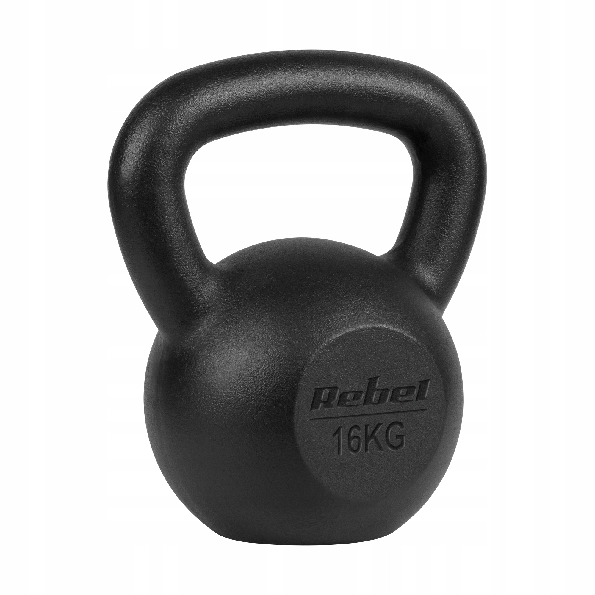 Kettlebell żeliwny 16kg kettle hantel obciążenie odważnik do ćwiczeń Rebel