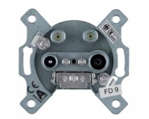 Berker One.Platform zásuvka Rtv 2xSAT koncová 4-výstupová