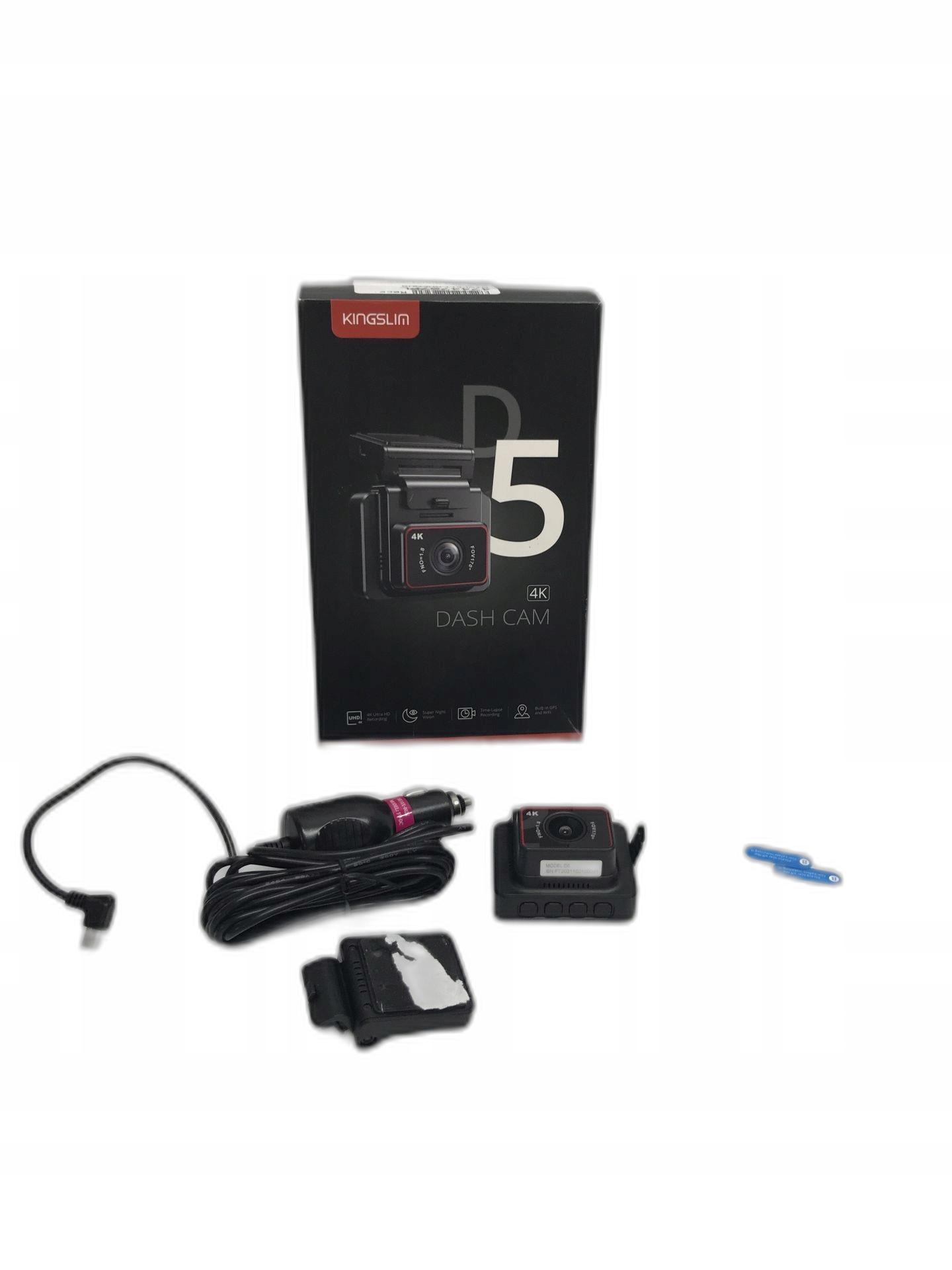 KAMERA SAMOCHODOWA KINGSLIM D5-4K Z WI-FI