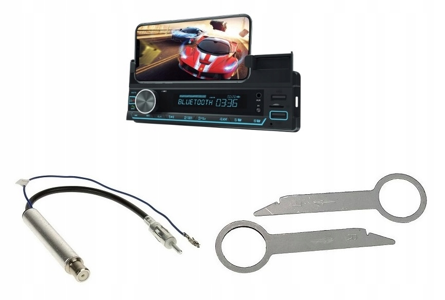 Vordon HT-230 Lincoln Bluetooth rádio s držiakom na telefón Vw Golf 4 Bora