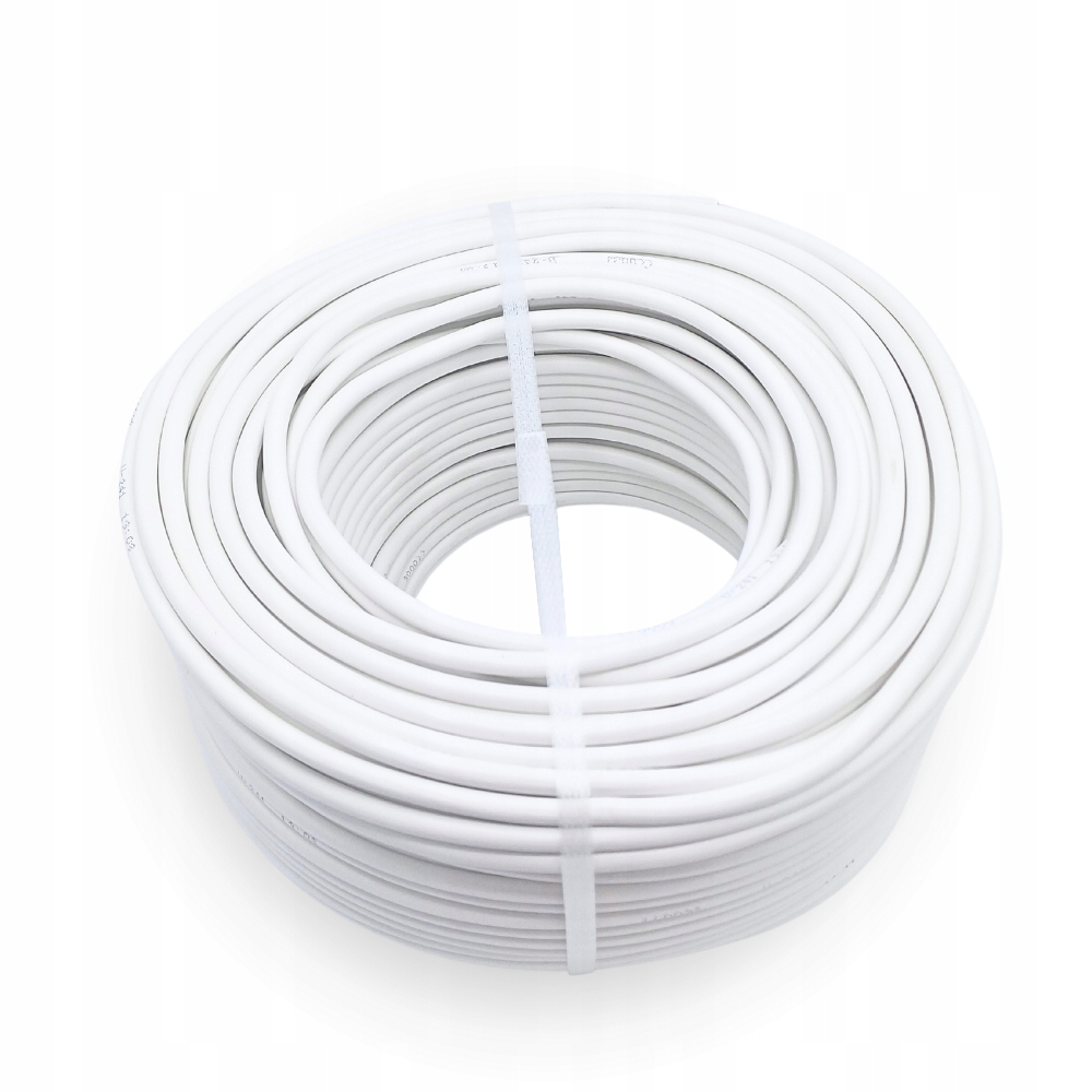 Przewód instalacyjny kabel YDY żo 3×2,5 450/750V 1mb okrągły biały Marka inny