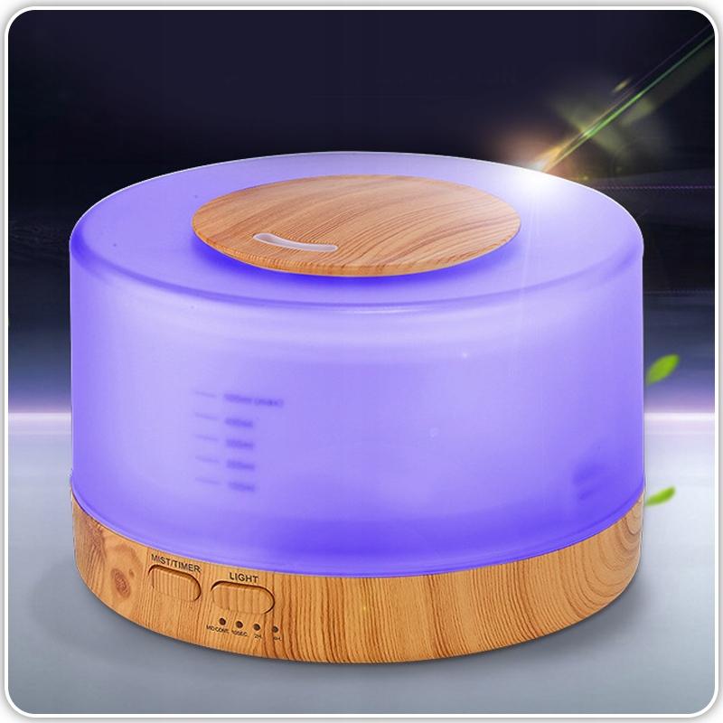 NAWILŻACZ POWIETRZA DUŻY DYFUZOR ZAPACHOWY AROMATERAPIA LAMPKA NOCNA 500 ml Kod producenta nawilżacz ewaporacyjny ultradźwiękowy