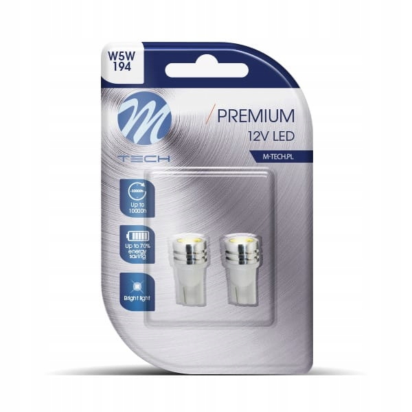 ŻARÓWKA W5W LED OSRAM T10 1xLED W2.1x9.5d M-tech