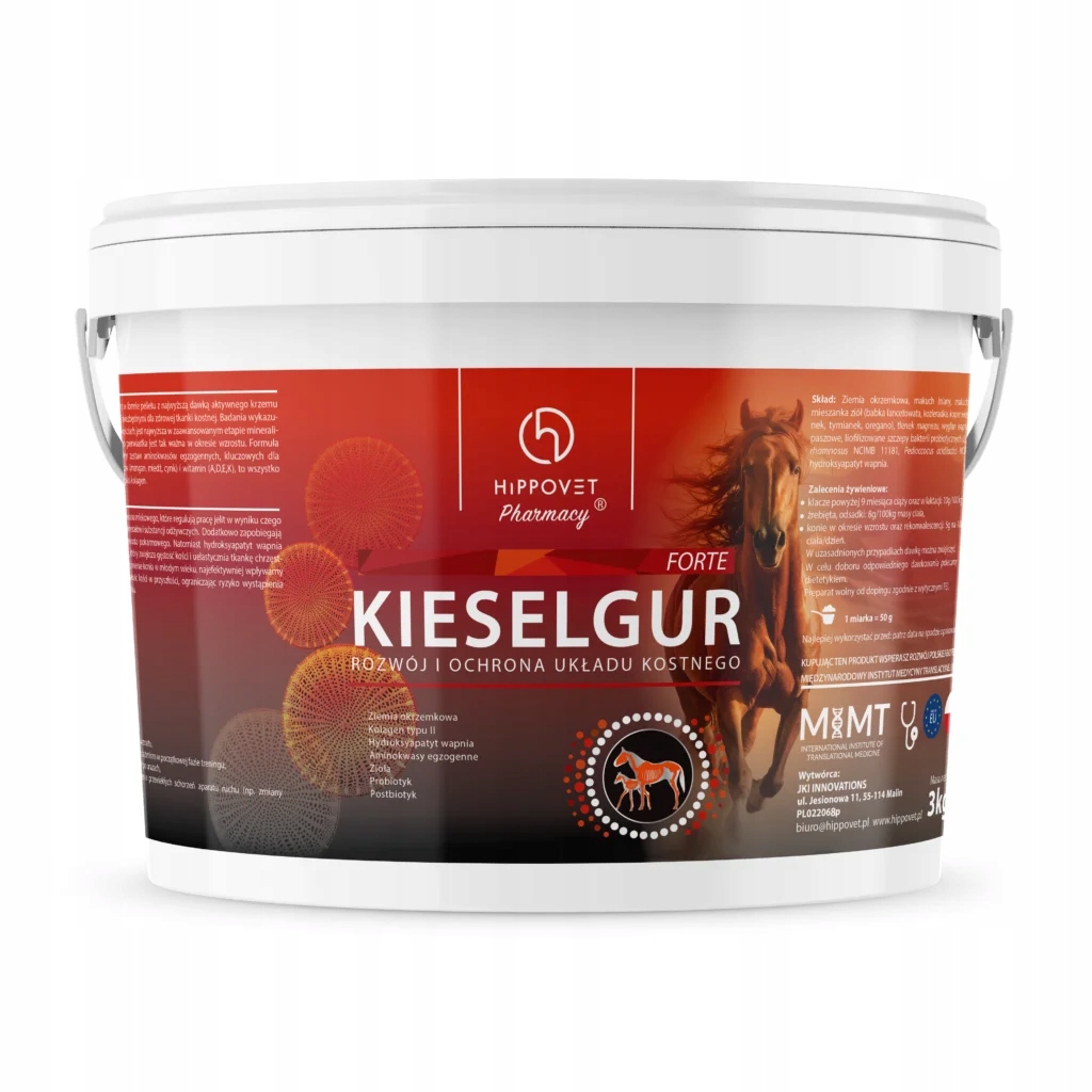 Krzem dla koni Hippovet Kieselgur Forte 5kg