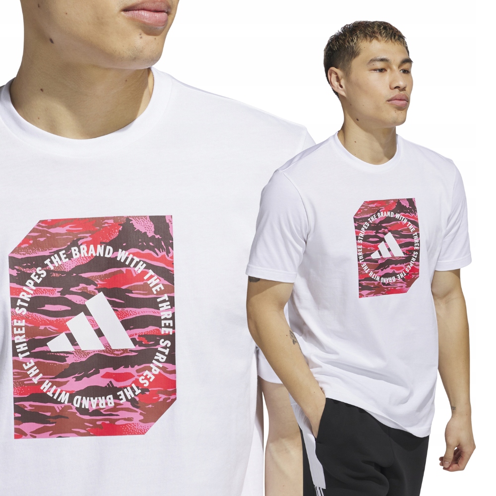 Adidas Tričko Pánské Sportovní Bavlněné Tričko S Krátkým Rukávem vel. XXL