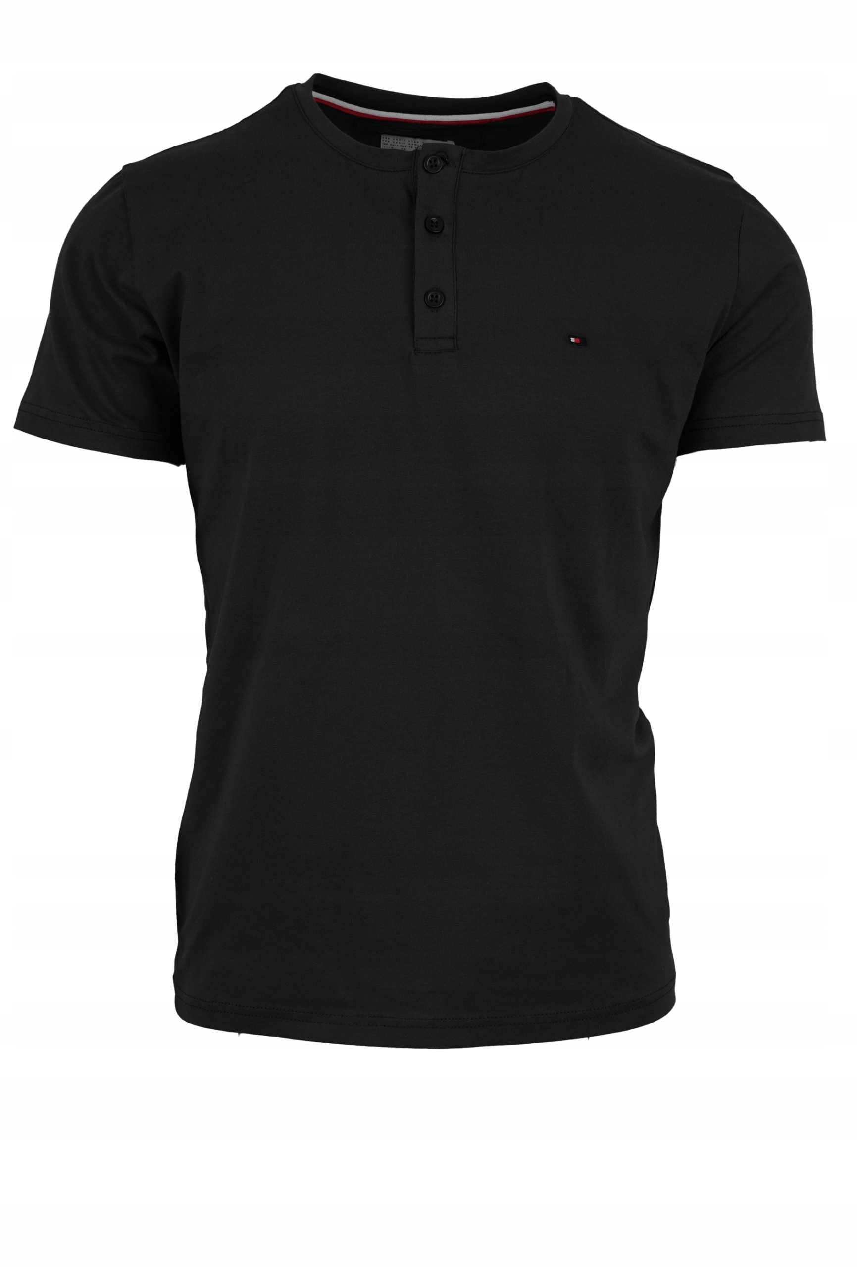 

T-shirt Męski Koszulka Jak Tomy Guziki Czarny M
