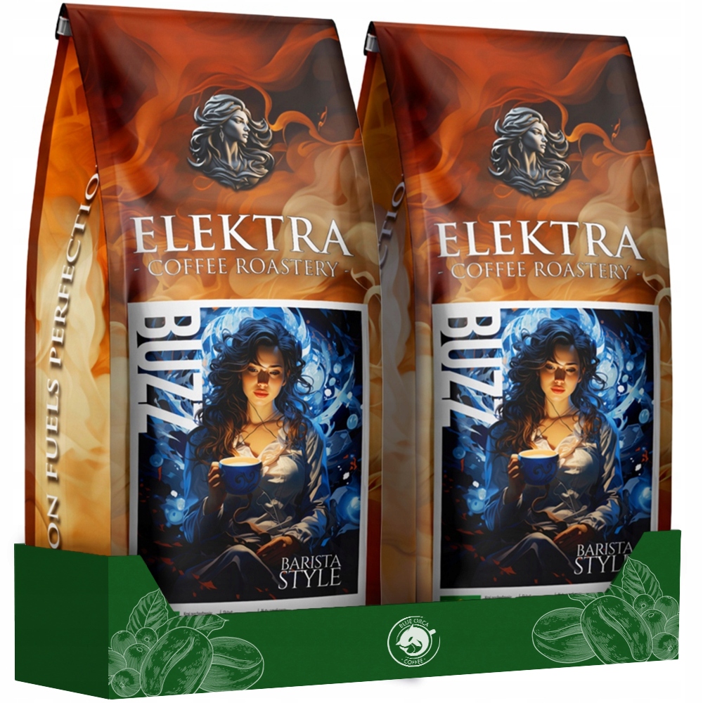 Káva zrnková Buzz-barista Čerstvě Pražená 2x1KG Pražírna Kávy Elektra Line