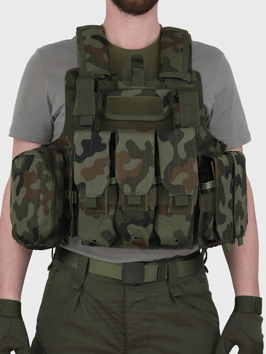 Kamizelka taktyczna Ciras Sapi Qr Ładownice apteczka WZ93 Wz Pantera