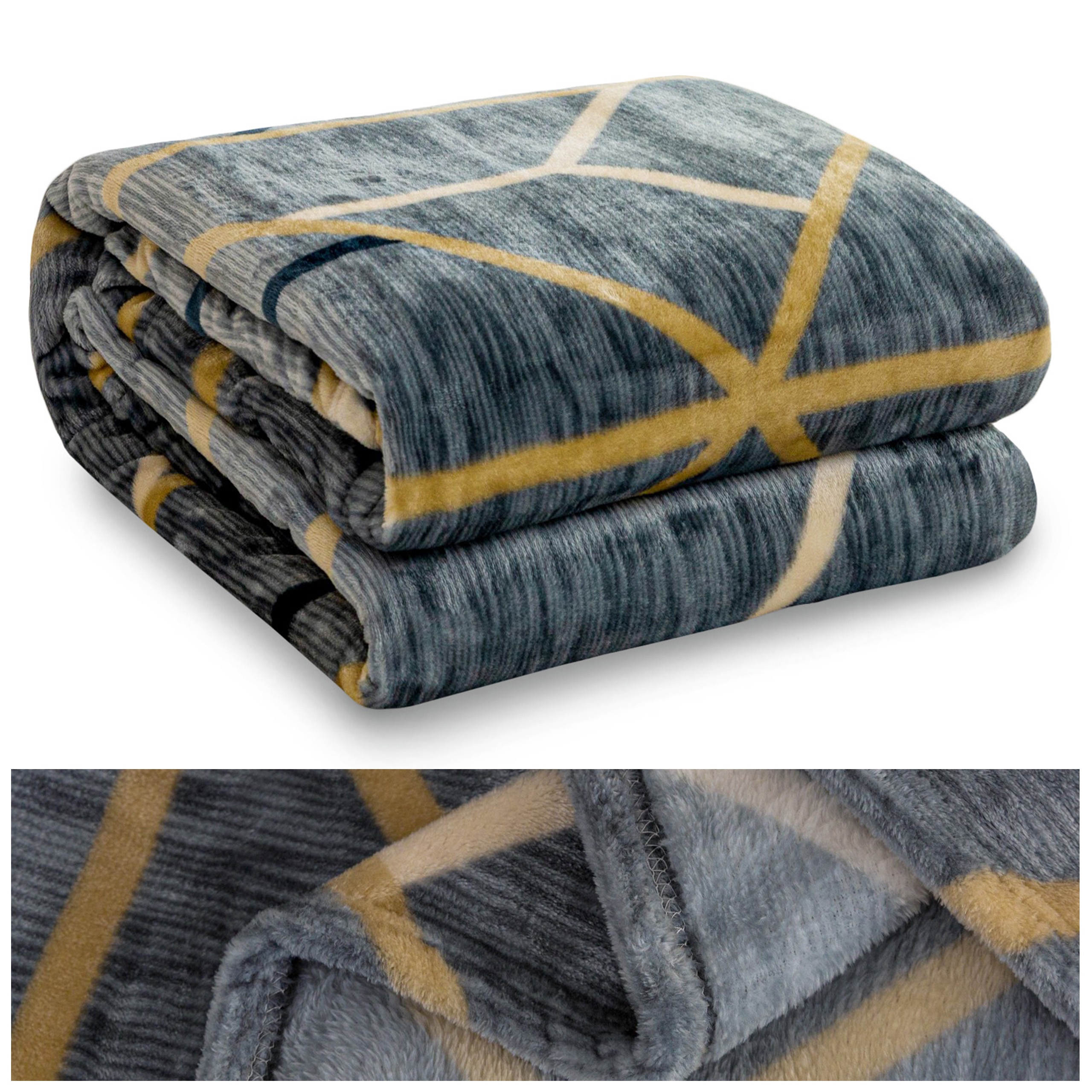 Koc 160x200 přikrývka na postel pohovku teplá Mikrovlákno pléd Barva Na Výběr