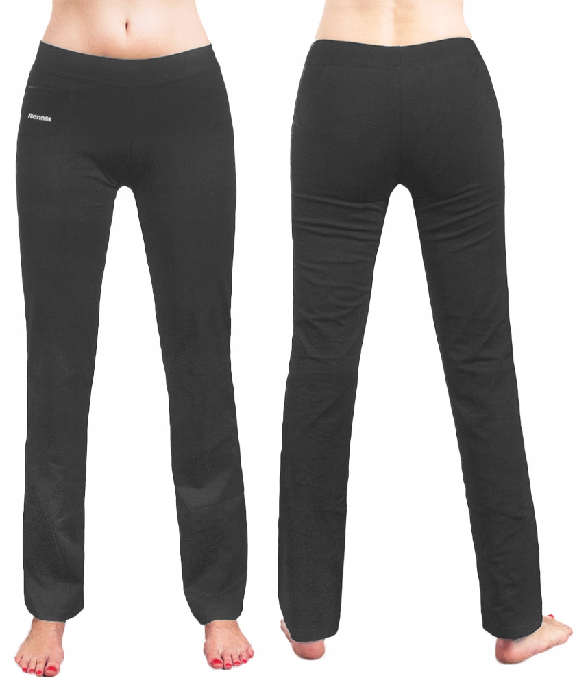 Duże Sportowe Spodnie Dresowe Damskie Dresy Bawełna Rennox 117 5XL/30 czarn