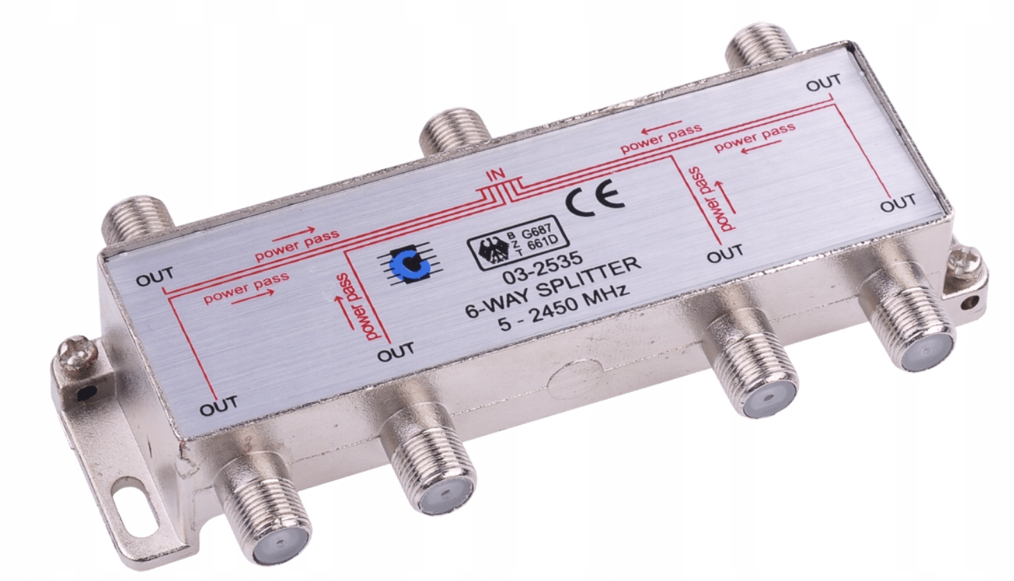 Активный сплиттер антенны Cabletech 6way 6