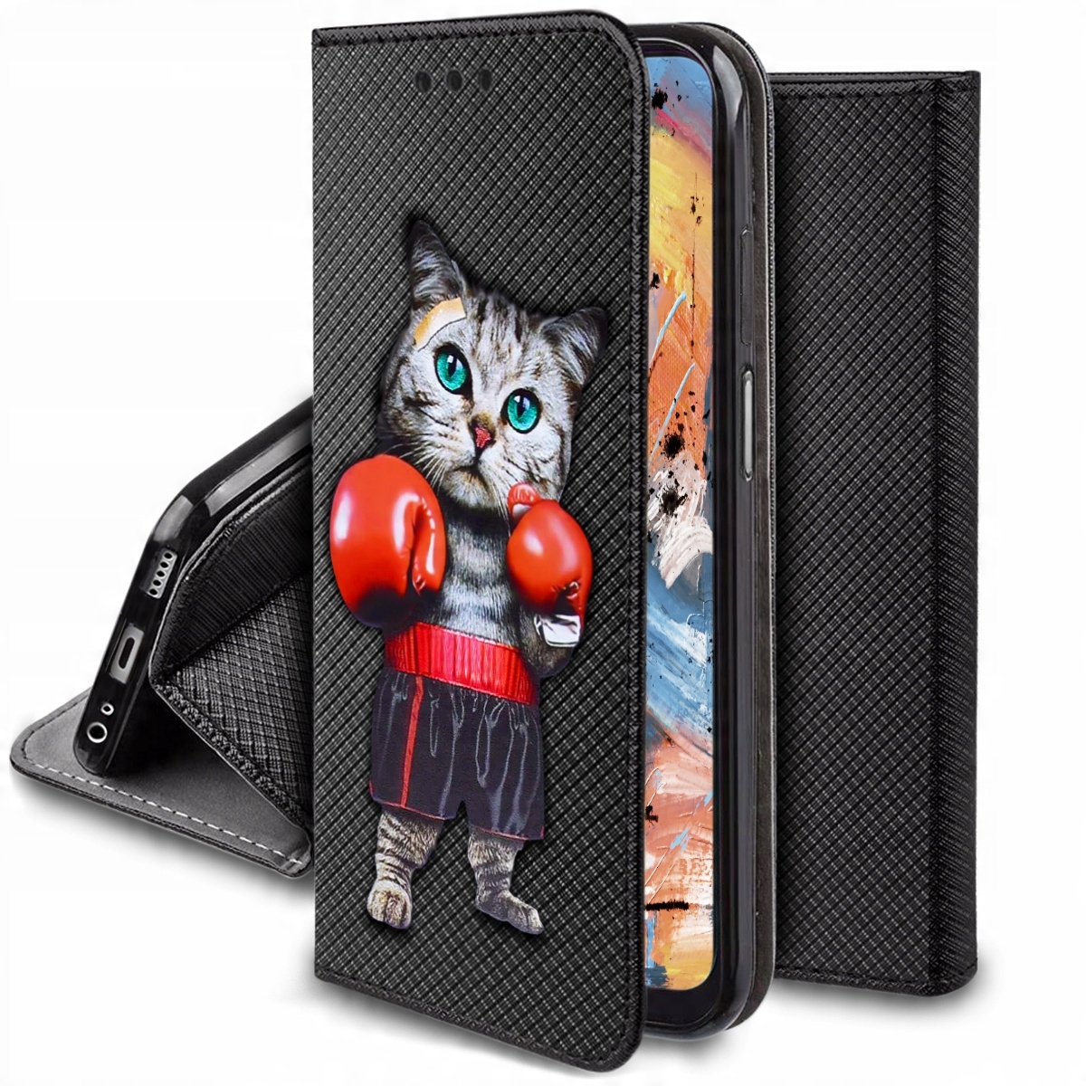 

Etui do Oppo A17 Magnet Case Szkło 9H