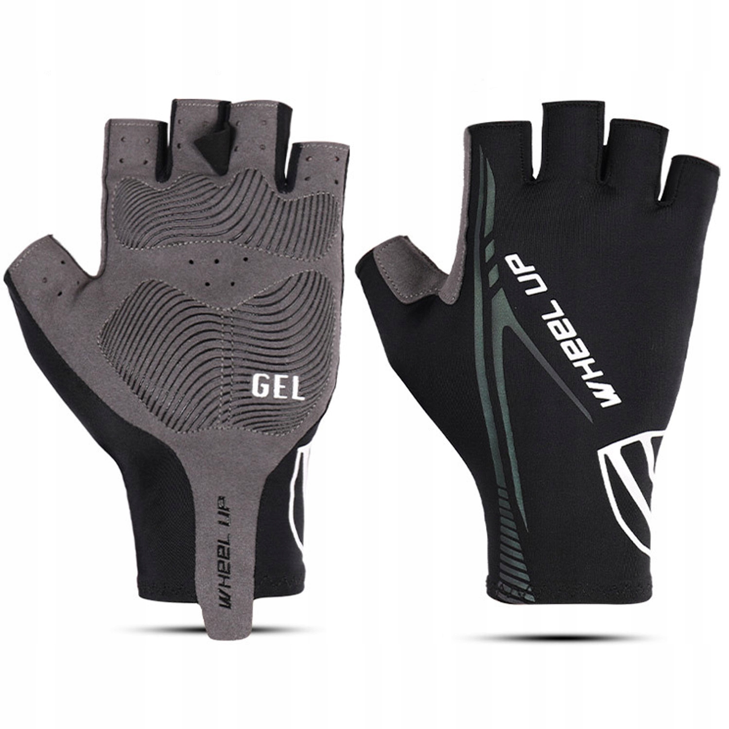 RĘKAWICZKI ROWEROWE MĘSKIE ŻELOWE BEZ PALCÓW RĘKAWICZKI NA ROWER MĘSKIE XL