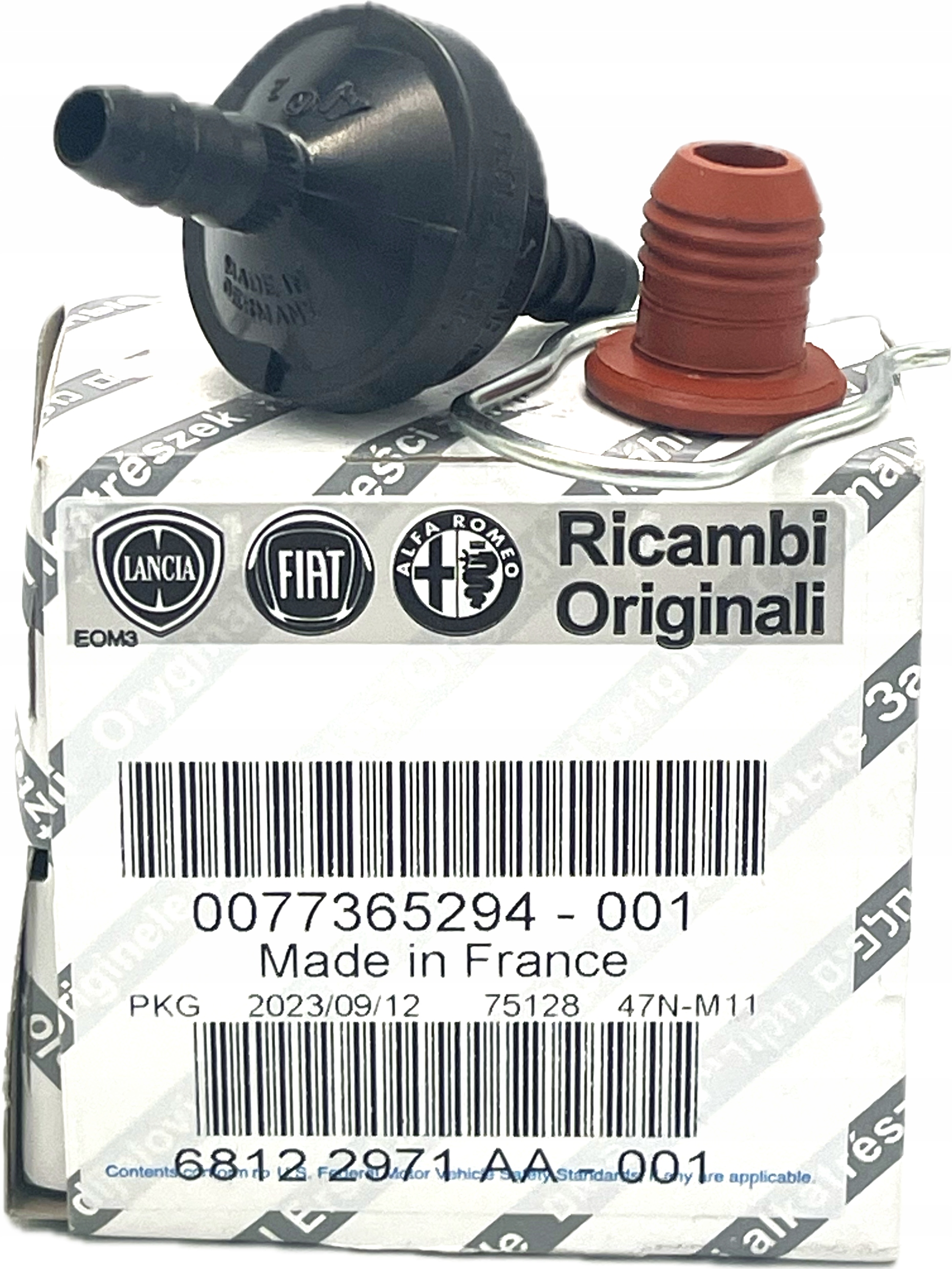 ZAWÓR PODCIŚNIENIA ODMY OLEJU 1.75 TBI ALFA ROMEO 77365294 FCA OE ORYGINAŁ