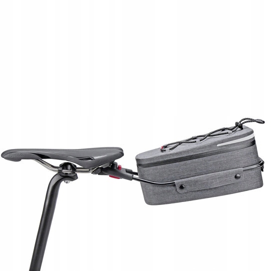 Torba podsiodłowa rowerowa KLICKfix Contour Sa wodoodporna Premium szara